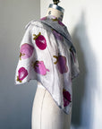 Folk Berries Silk Scarf