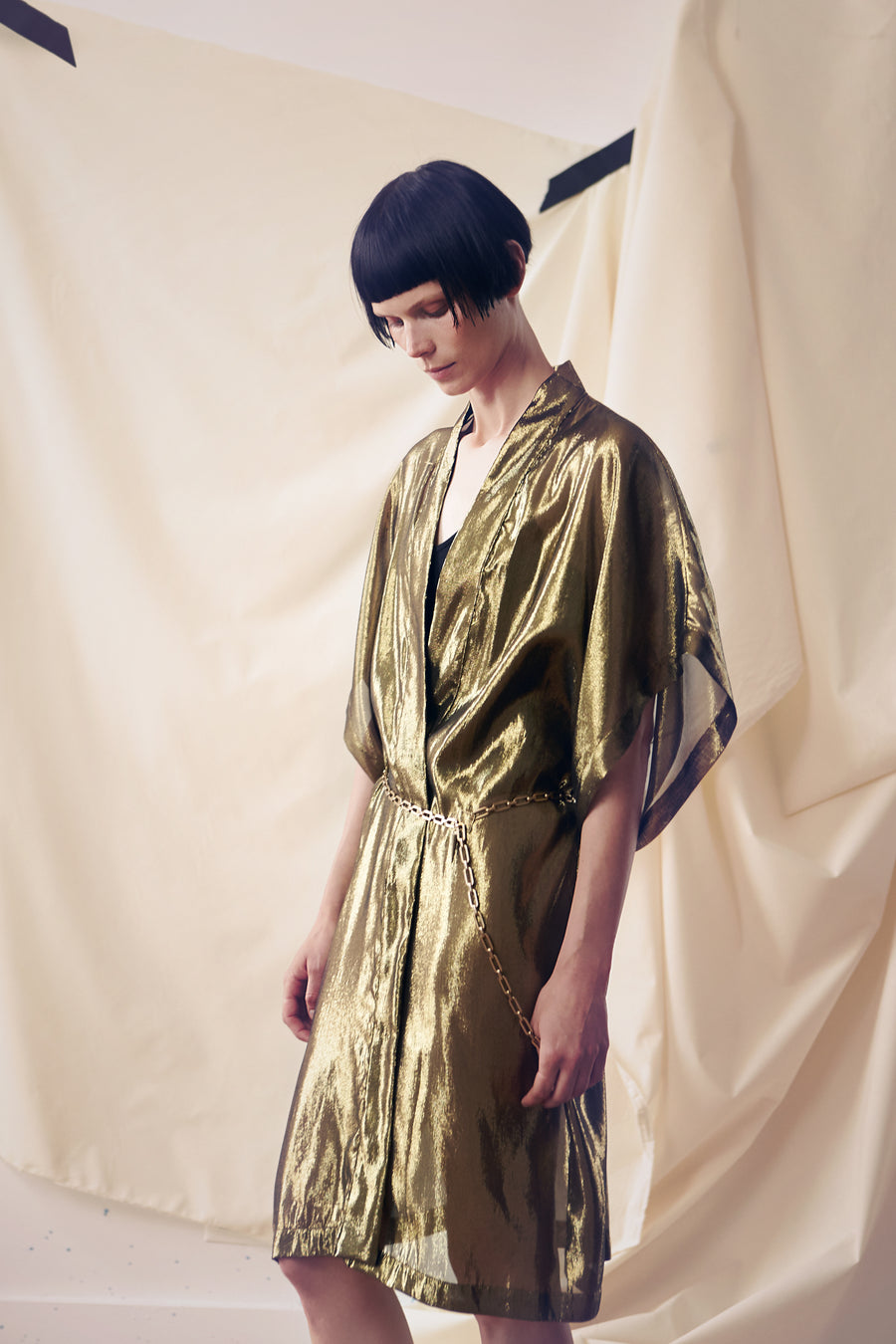 Golden Silk Robe