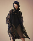 Black Dahlia Hooded Cape