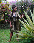 Golden Silk Robe