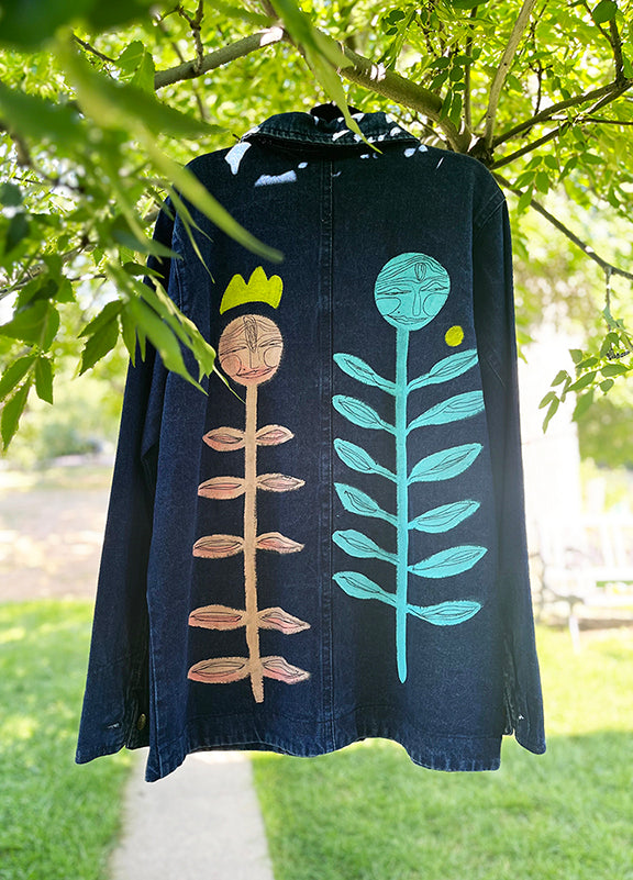 Consciousness Language Denim Jacket
