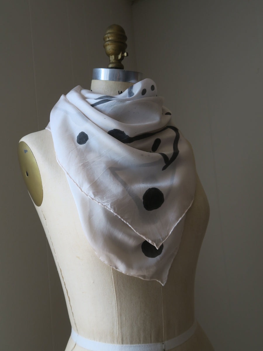 Aves Silk Scarf