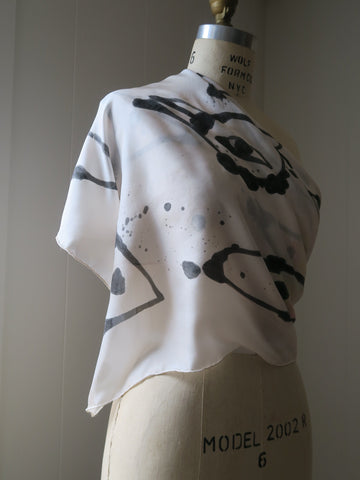 Aves Silk Scarf