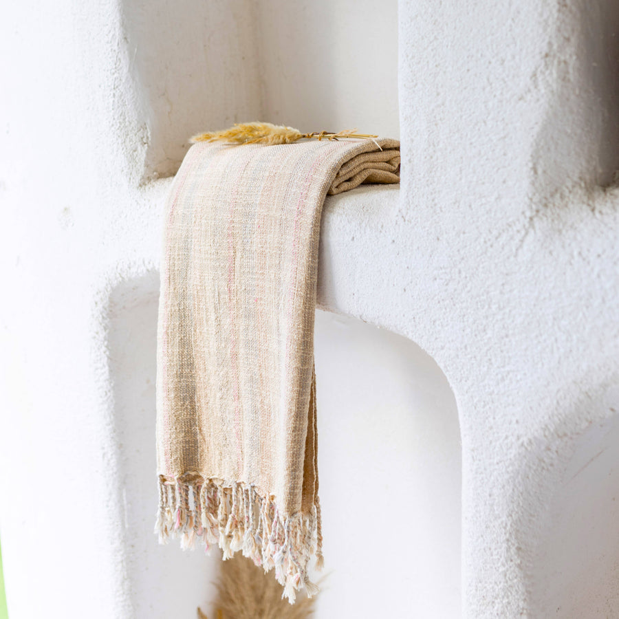 Kikoya - Bath Beach Towels Mid Weight Rustic Vintage Feel Pre-Washed