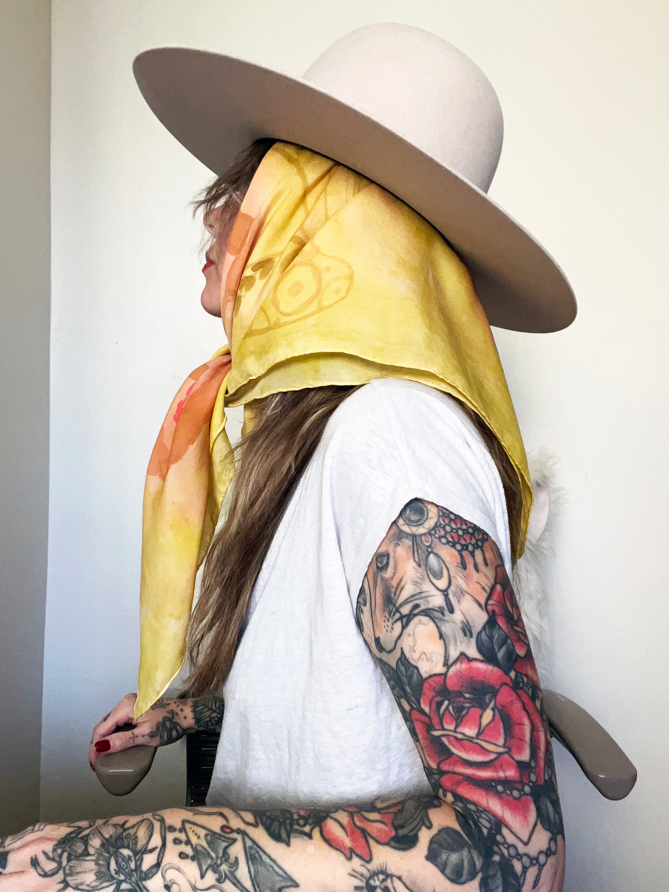 Still life Silk Scarf