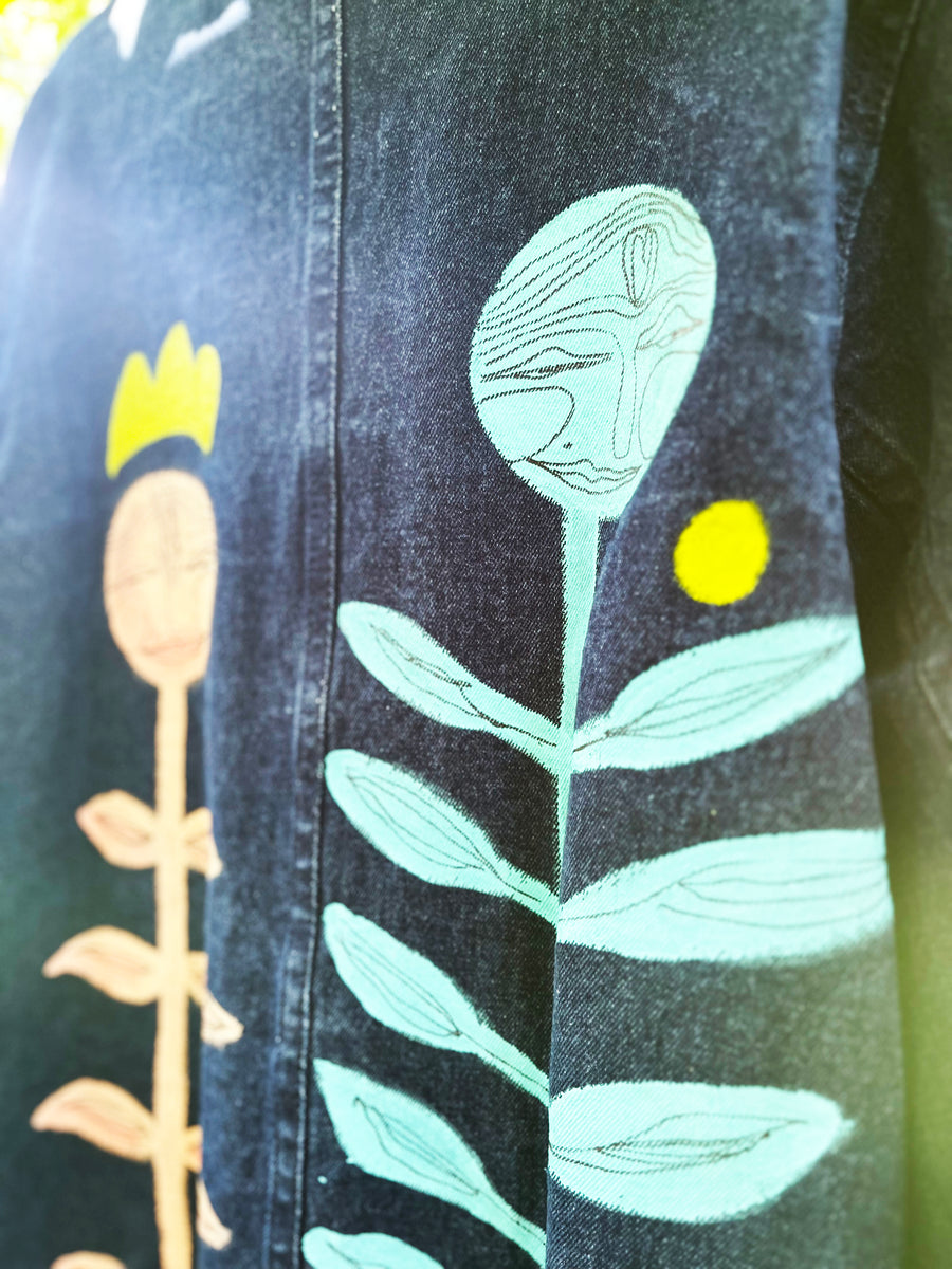 Consciousness Language Denim Jacket