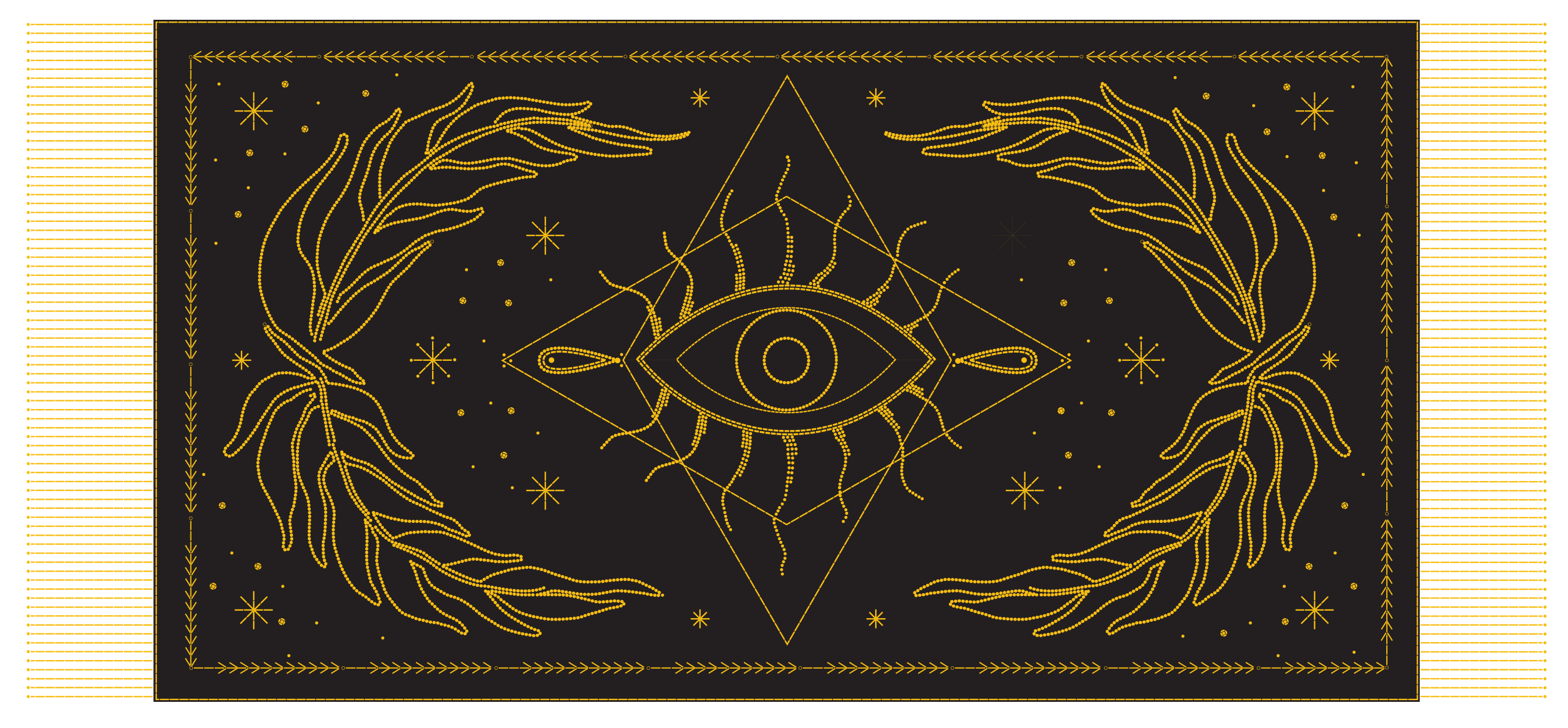 Limited Edition // Third Eye Beaded Scarf