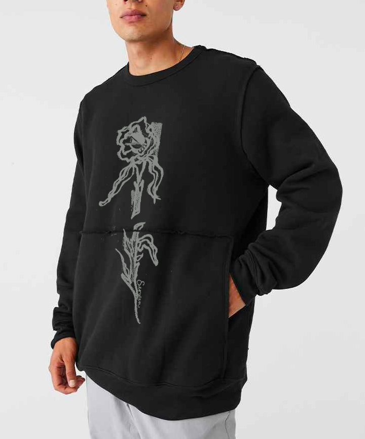 The Soft Thorns of Romance Pocket Sweatshirt