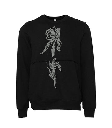 The Soft Thorns of Romance Pocket Sweatshirt
