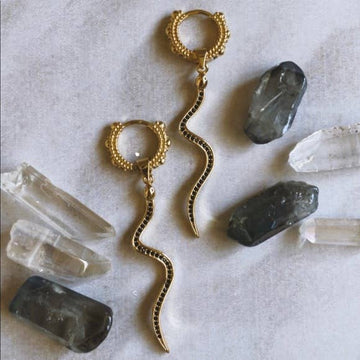Willow Serpent Earrings
