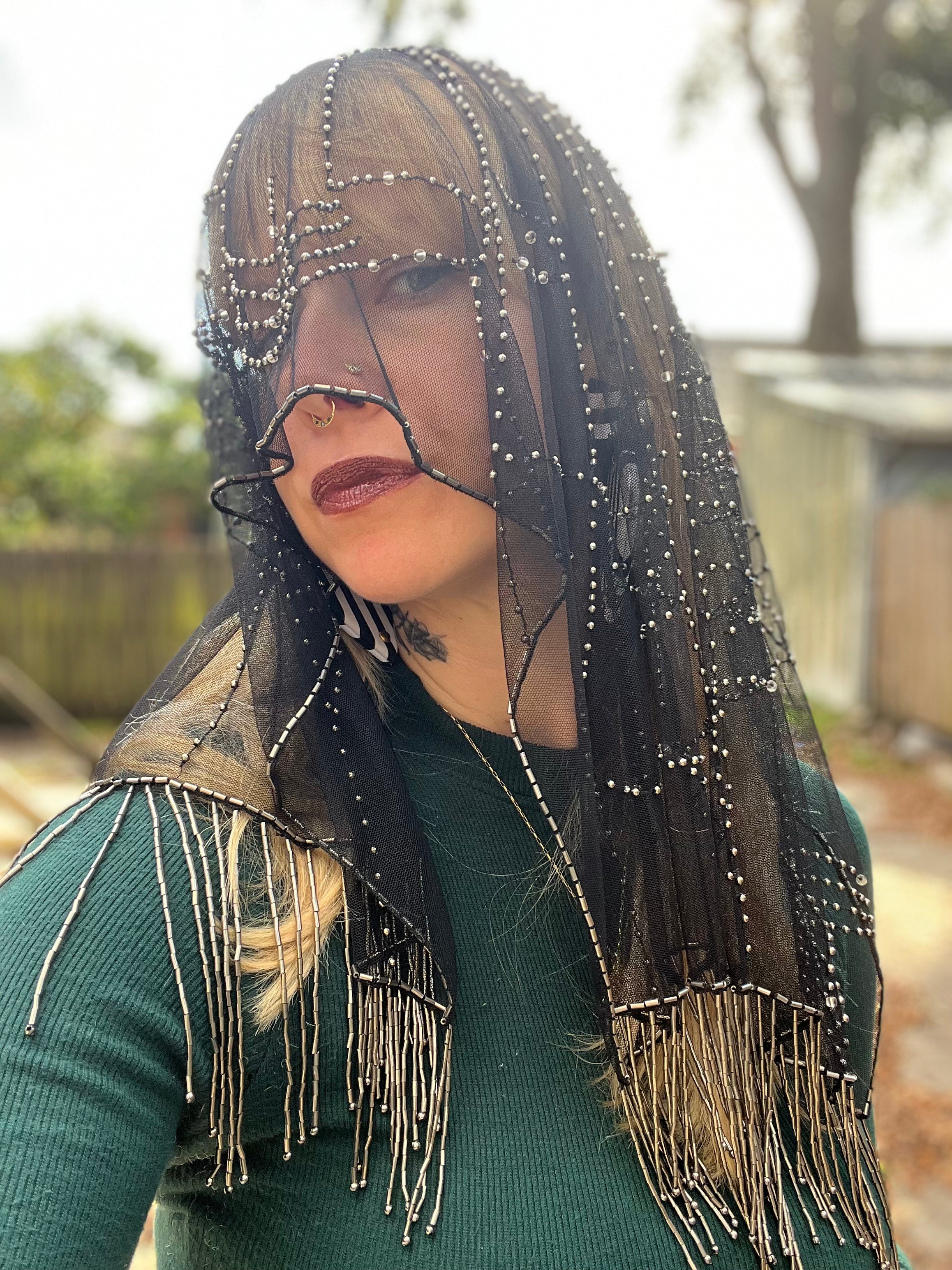 Limited Edition Creators Web Beaded Scarf